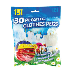 Pegs Plastic 30 pack