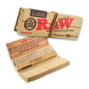 24 x Raw Classic Connoisseur Kingsize Papers & Tips 32s