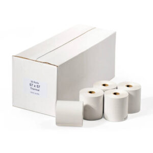 20 x Thermal PayPoint One Rolls 57mm x 57mm