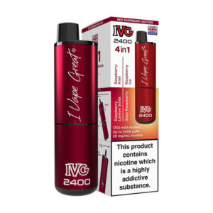 IVG 2400 4in1 Rechargeable - Red Raspberry Edition