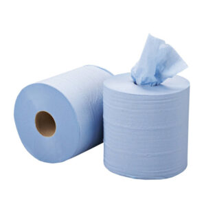 6 x Blue Roll Centre Feed 2 ply 150m x 188mm