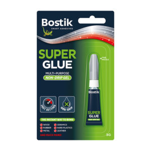 12 x Bostik Superglue Non Drip Gel 3g in Display