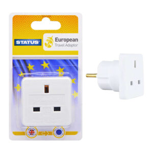 Travel Adaptor for use by travellers to EU