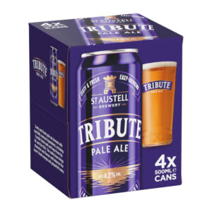 6 x Tribute Cornish Pale Ale Can 4.2% vol 500ml 4 pack
