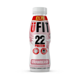 8 x UFIT Strawberry Protein Shake 310ml PM &pound;1.79 0% Vat