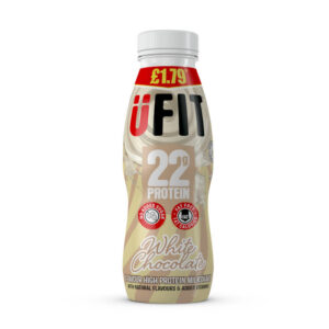 8 x UFIT White Choc Protein Shake 310ml PM &pound;1.79 0% Vat
