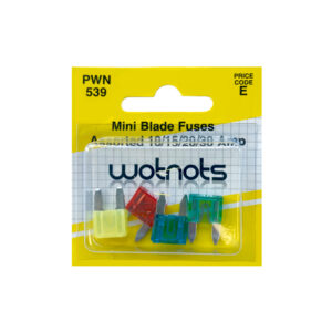 5 x Wotnot Mini Blade Fuses 10, 15 ,20, 30 amp