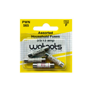 5 x Wotnot Household Fuses 3, 5, 13 amp