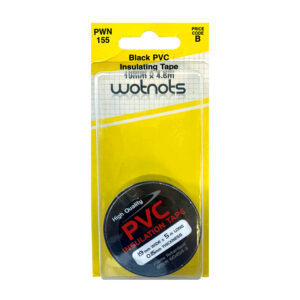 5 x Wotnot Black Insulation Tape 19mm x 5m