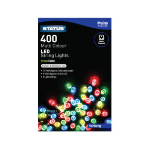 Status LED Xmas Lights Mains 400 Multi Colour