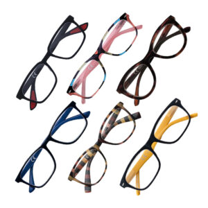 6 x Zippo Reading Glasses Assorted +2.50 & pouch