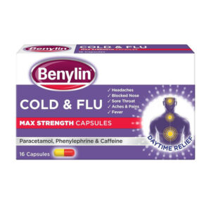 6 x Benylin Cold & Flu Max Capsules 16's