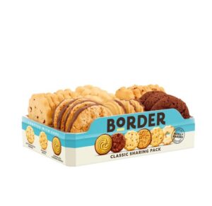 4 x Border Biscuit Sharing Pack 400g - Reduced Vat