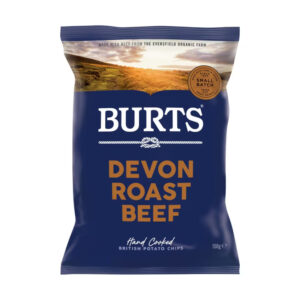 10 x Burts Devon Roast Beef Chips 150g
