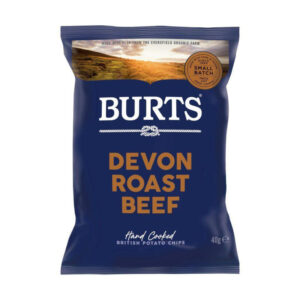 20 x Burts Devon Roast Beef Chips 40g