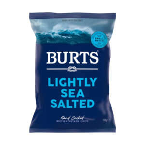 10 x Burts Lightly Sea Salted Chips 150g