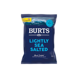 20 x Burts Lightly Sea Salted Chips 40g