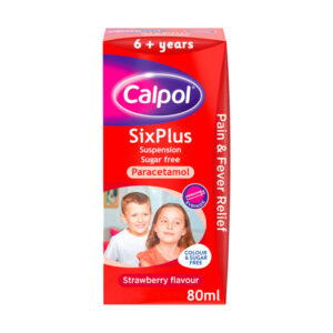 6 x Calpol 6 Plus Bottle 80ml