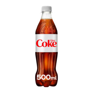 24 x Diet Coca Cola Bottles 500ml