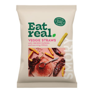 10 x Eat Real Share Veggie Straws Paprika & Chilli 110g 0% Vat