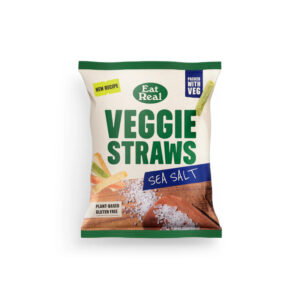 18 x Eat Real Veggie Straws Sea Salt 45g 0% Vat