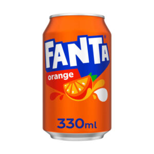 24 x Fanta Orange Cans 330ml