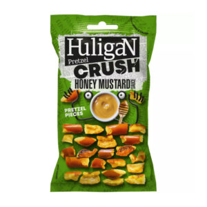 18 x Huligan Pretzel Crush Honey Mustard 65g - 0% Vat