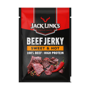 12 x Jack Links Sweet & Hot Beef Jerky Clip Strip - 0% Vat