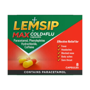 6 x Lemsip Max Cold & Flu Capsules 8's