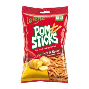 14 x Lorenz Pomsticks Hot & Spicy 85g