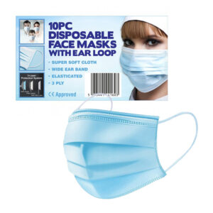 10 x Disposable Surgical Face Masks