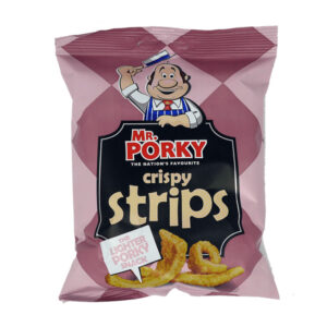 24 x Mr Porky Crispy Strips 35g Clip Strip 0% Vat