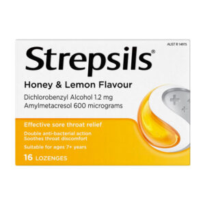 12 x Strepsils Honey & Lemon 16's