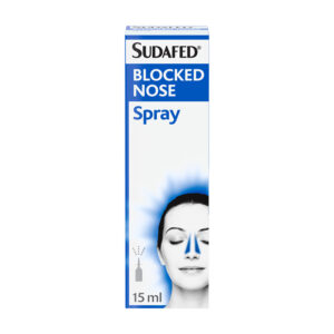 5 x Sudafed Blocked Nose Spray 15ml