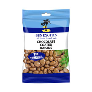 15 x Sun Exotics Chocolate Coated Raisins 90g