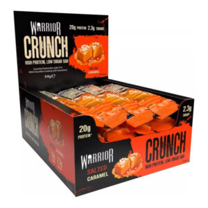 12 x Warrior Crunch Protein Bar Salted Caramel