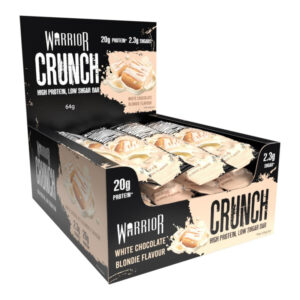 12 x Warrior Crunch Protein Bar White Choc Crisp