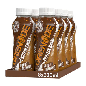 8 x Grenade Shake Fudge Brownie 330ml 0% Vat