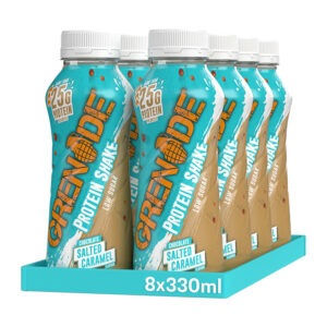 8 x Grenade Shake Salted Caramel 330ml 0% Vat