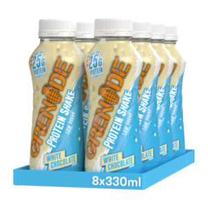 8 x Grenade Shake White Chocolate 330ml 0% Vat
