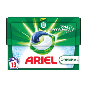 4 x Ariel All In One Washing Liquid Pods Original (13 Washes)