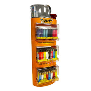 BIC Lighters - 3 Tier Counter Display Stand