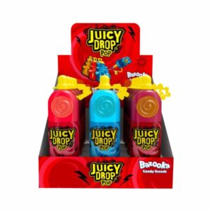 12 x Bazooka Candy Juicy Drop Pop 26g