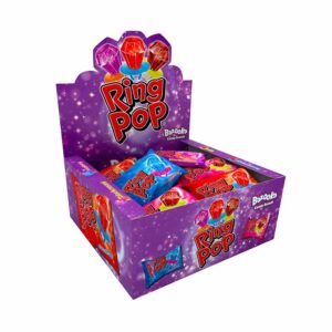 24 x Bazooka Candy Ring Pop 10g