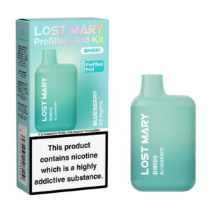 Lost Mary BM600 Pre Filled Pod Kit Blueberry 20mg