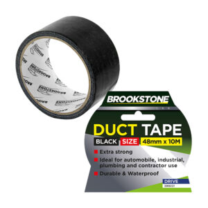 Brookstone Black Duct Tape (48mm x 10 Metres)