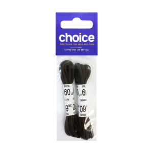 6 x Choice Brown Shoe Laces