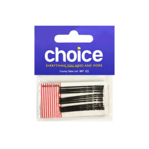 12 x Choice Black Hair Grips 36s