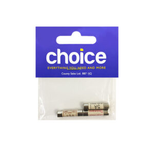 6 x Choice Household  Fuses Assorted 3A/5A/13A