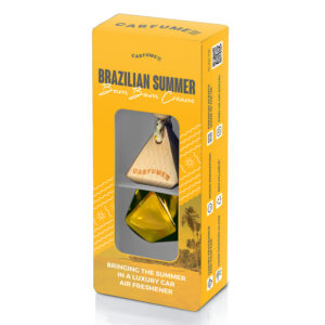 10 x Carfume Brazilian Summer Hanging Diffuser Air Freshener in Display